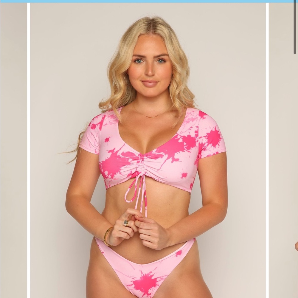Sunny Bunny Swim Pink Tie Dye Bikini